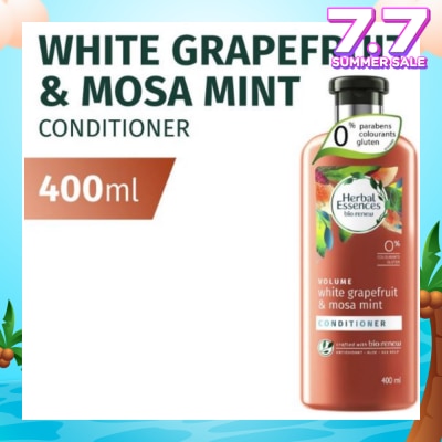 HERBAL ESSENCES Bio Renew Volume White Grapefruit & Mosa Mint Conditioner 400ml
