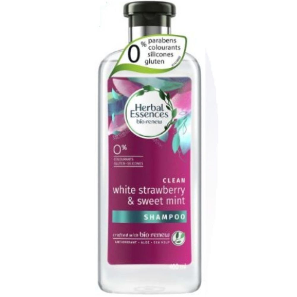 Herbal Essences Clean White Strawberry & Sweet Mint Shampoo 400ml