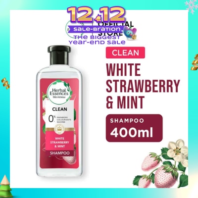 HERBAL ESSENCES Herbal Essences Clean White Strawberry & Sweet Mint Shampoo 400ml