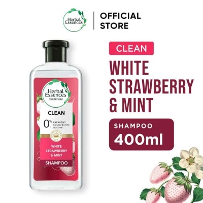 HERBAL ESSENCES Herbal Essences Clean White Strawberry & Sweet Mint Shampoo 400ml