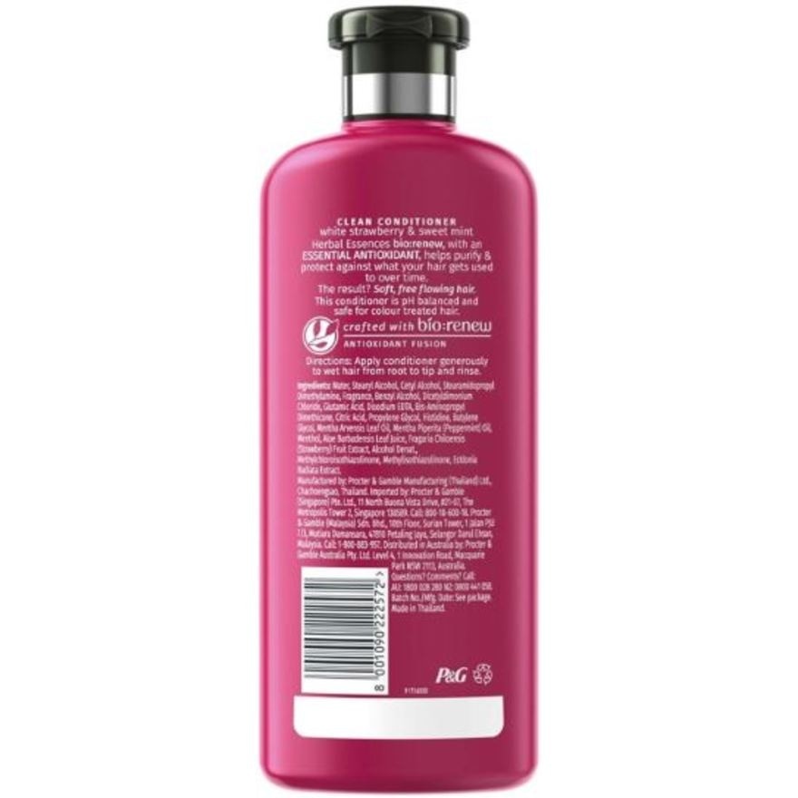 Herbal Essences Clean White Strawberry & Sweet Mint Conditioner 400ml