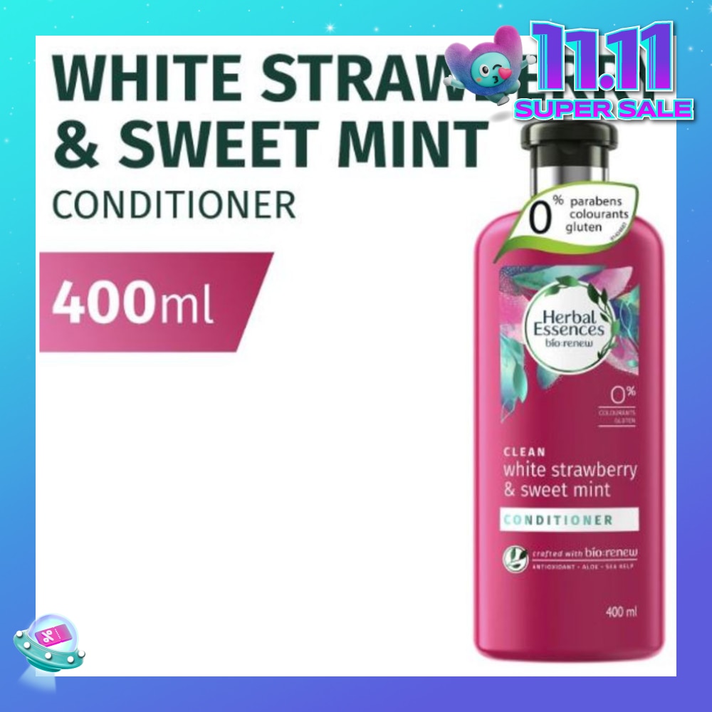 Herbal Essences Clean White Strawberry & Sweet Mint Conditioner 400ml