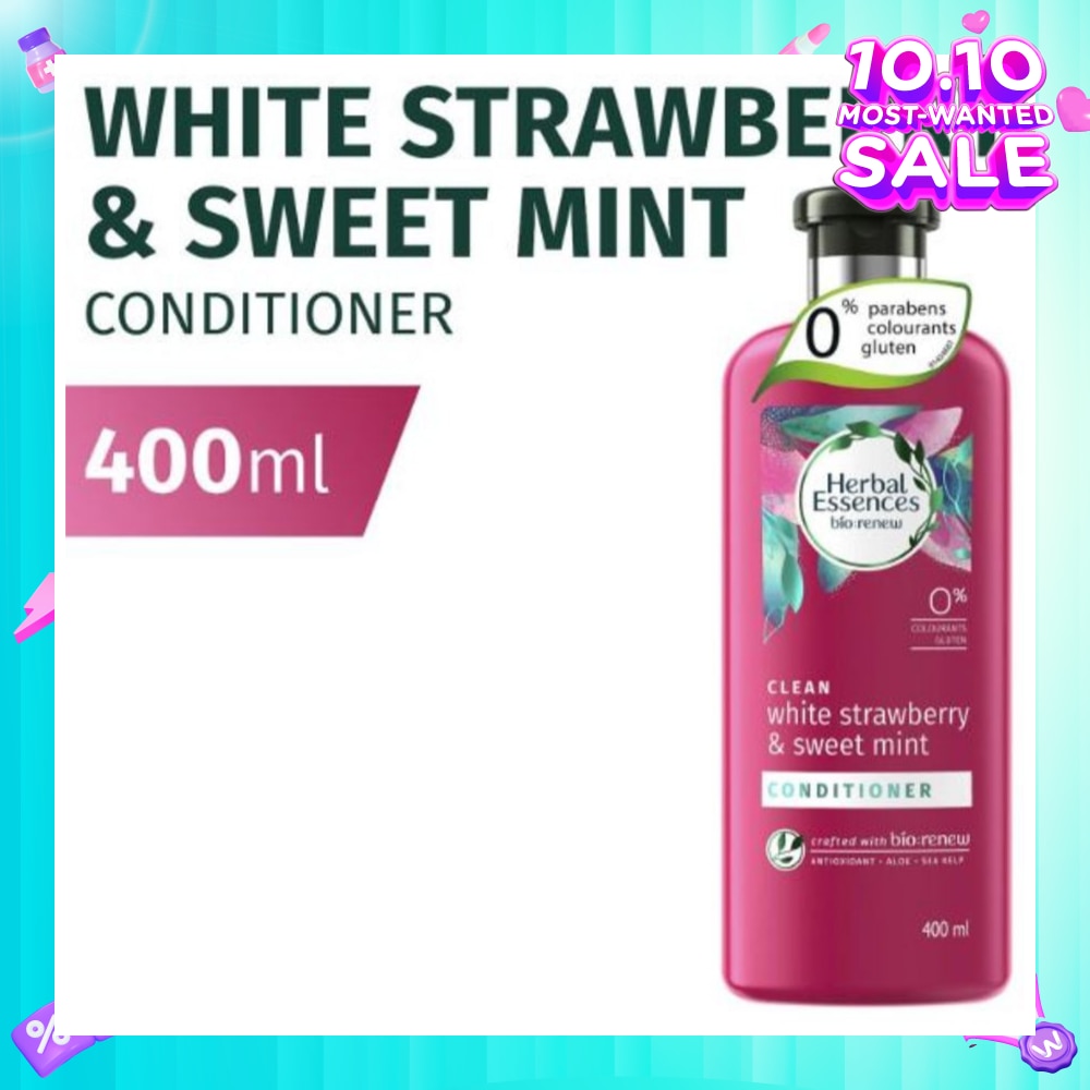 Herbal Essences Clean White Strawberry & Sweet Mint Conditioner 400ml