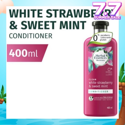HERBAL ESSENCES Herbal Essences Clean White Strawberry & Sweet Mint Conditioner 400ml