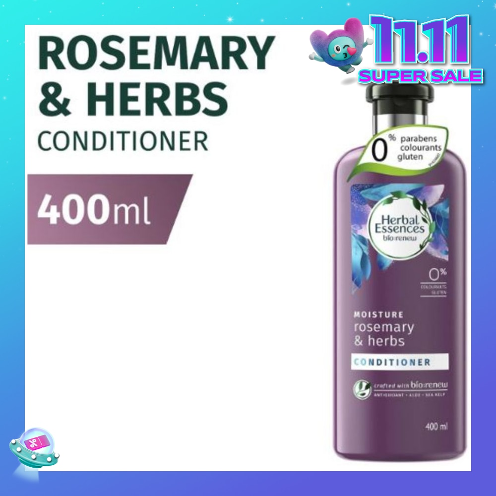 Herbal Essences Moisture Rosemary & Herbs Conditioner 400ml