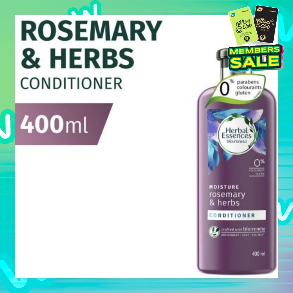 Herbal Essences Moisture Rosemary & Herbs Conditioner 400ml