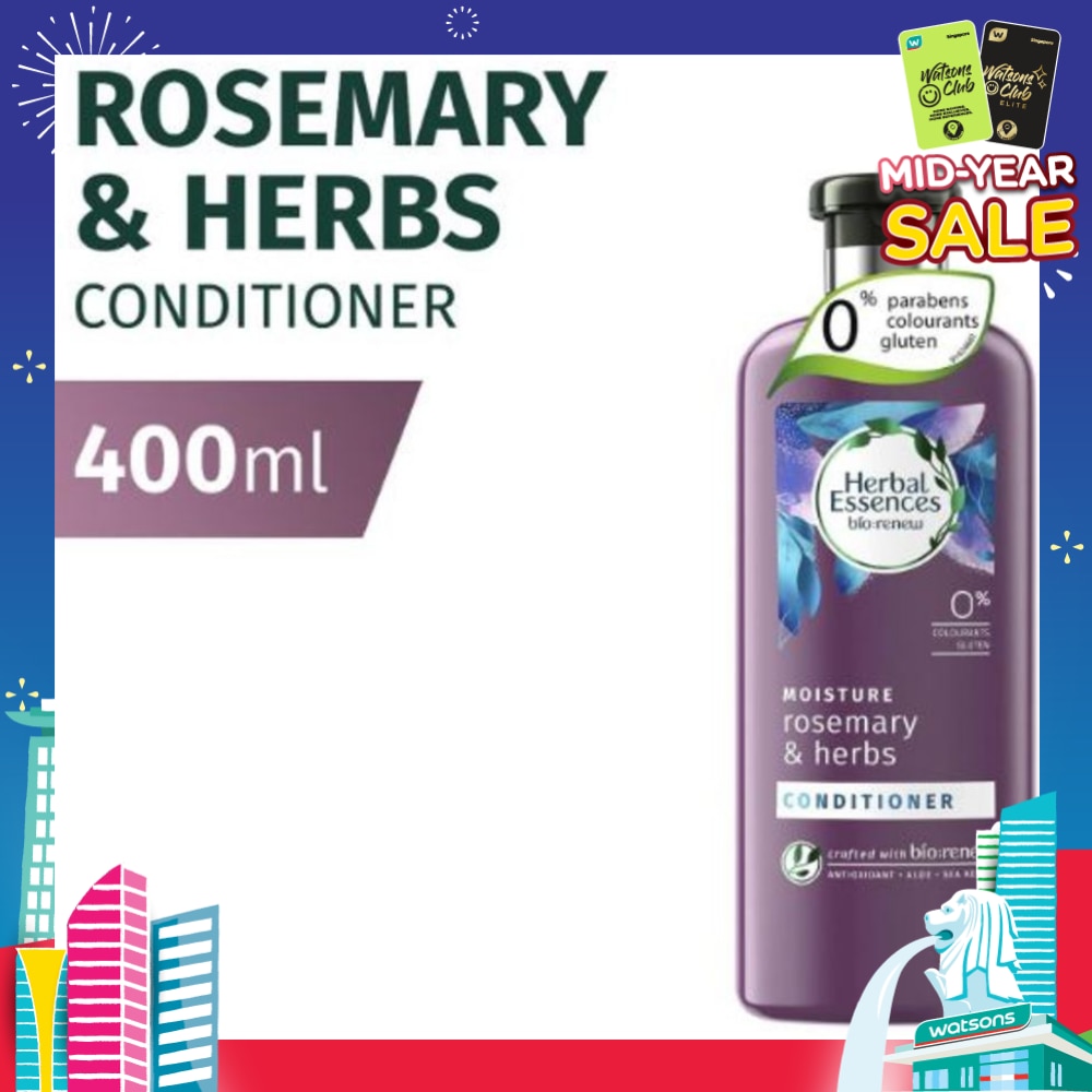 Herbal Essences Moisture Rosemary & Herbs Conditioner 400ml