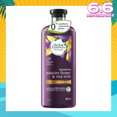 HERBAL ESSENCES Herbal Essences Nourish Passion Flower & Rice Milk Shampoo 400ml