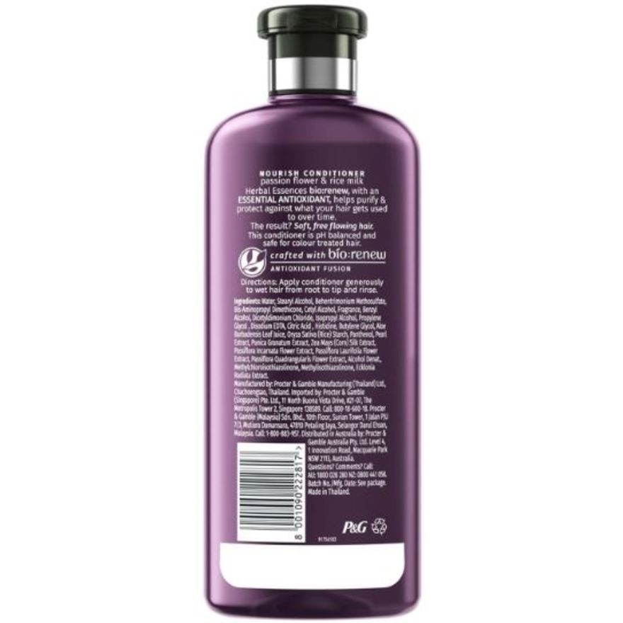 Herbal Essences Nourish Passion Flower & Rice Milk Conditioner 400ml