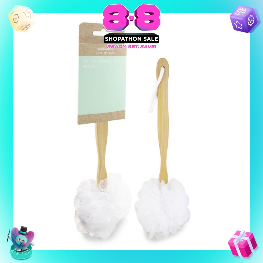 Nylon Puff Back Brush 1s