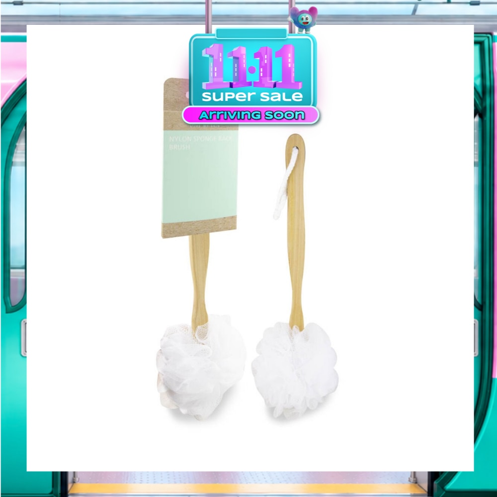 Nylon Puff Back Brush 1s image