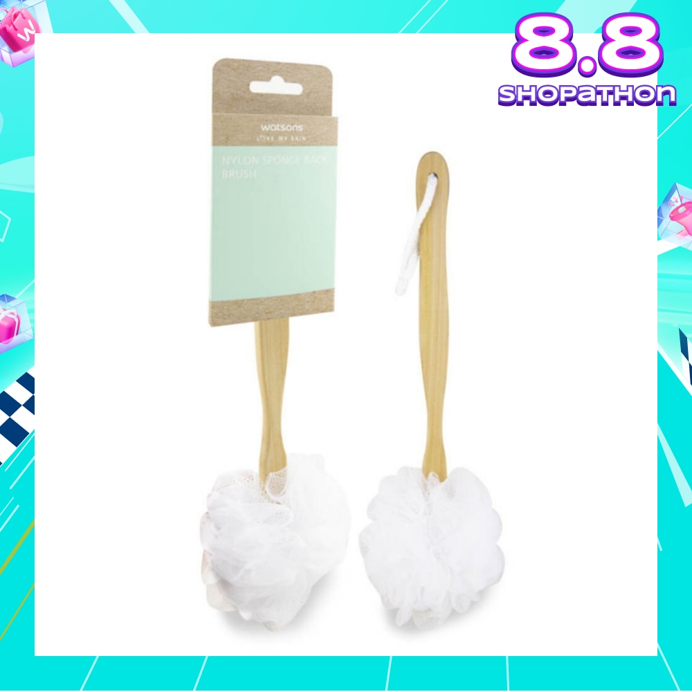 Nylon Puff Back Brush 1s