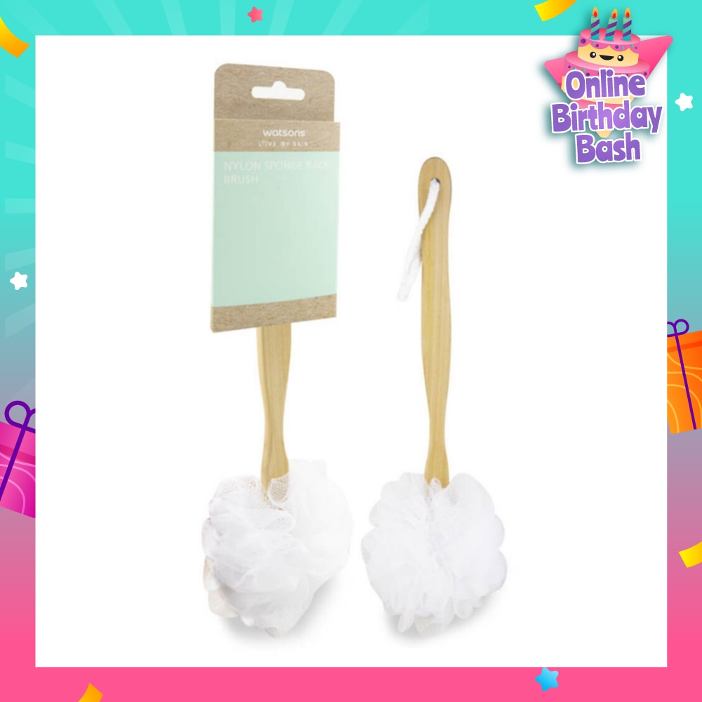 Nylon Puff Back Brush 1s