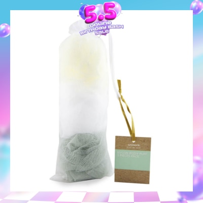 WATSONS - Mini Nylon Body Puff Packset 3s