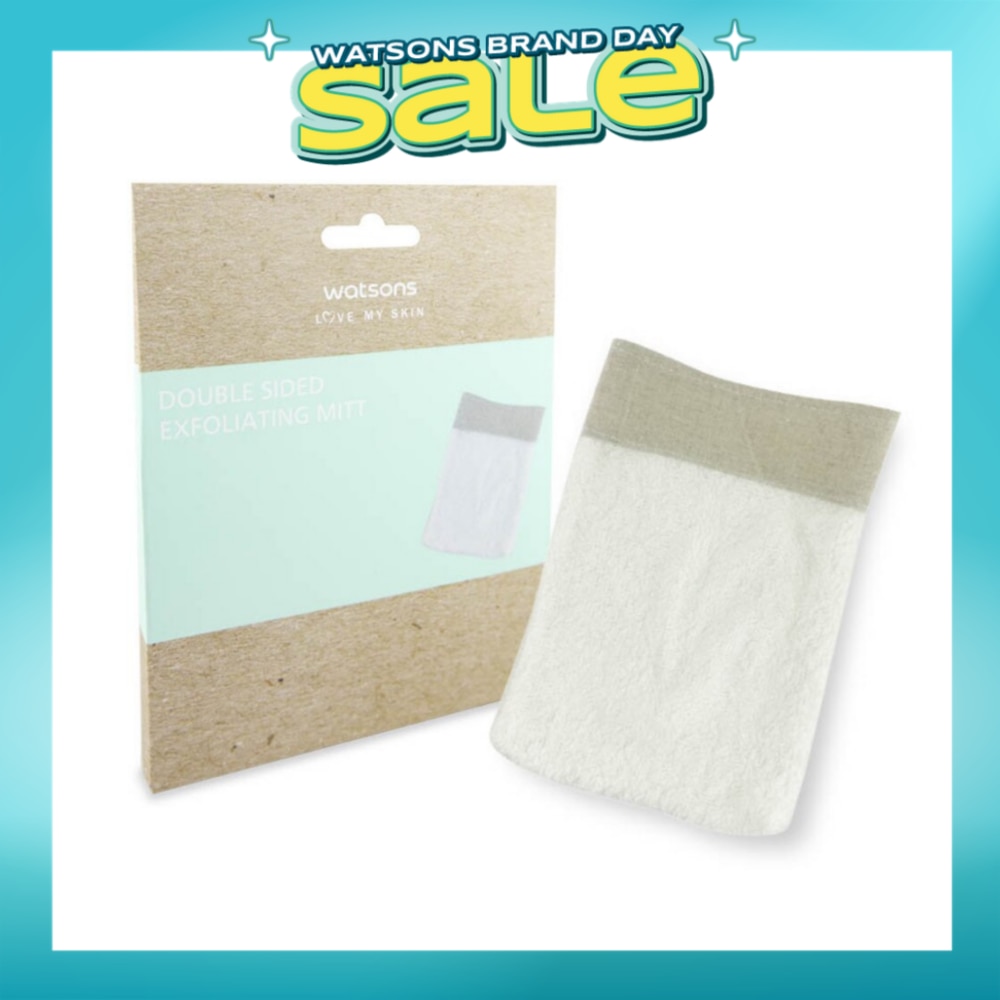 Double Sided Exfoliating Mitt 1s
