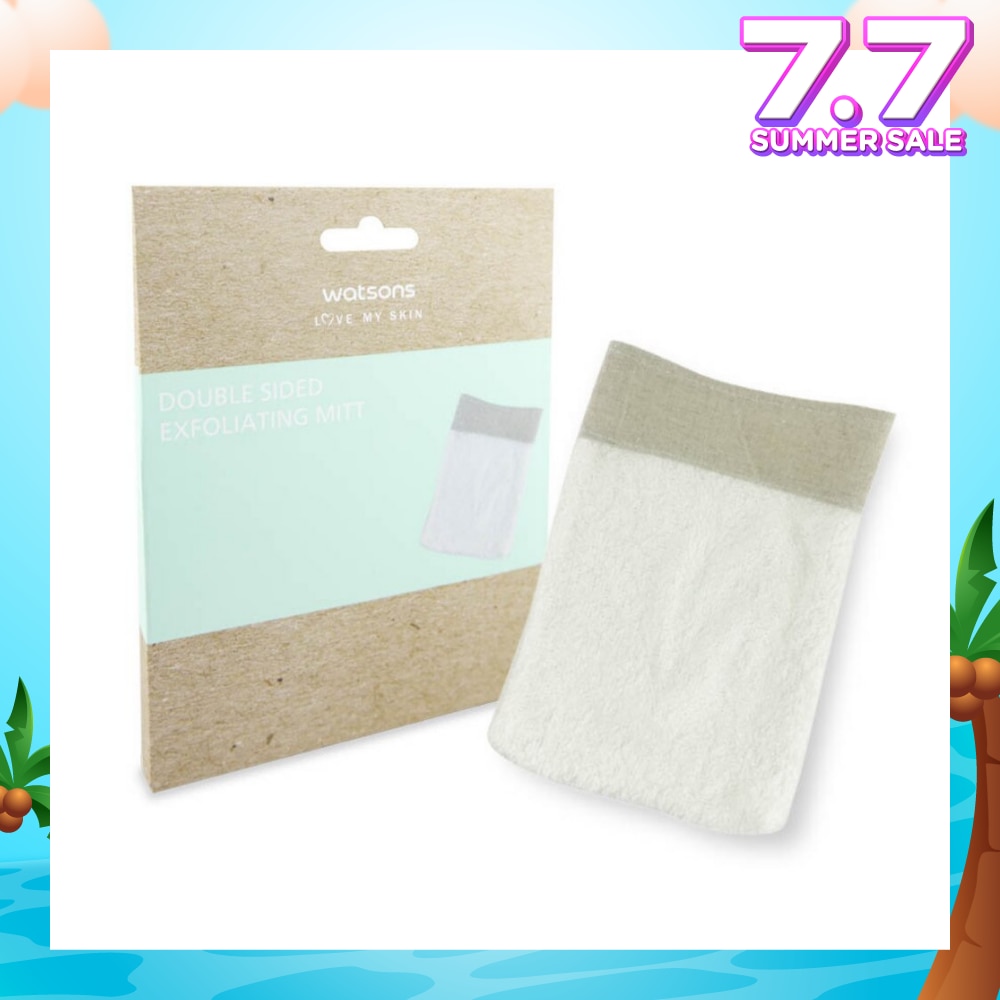 Double Sided Exfoliating Mitt 1s