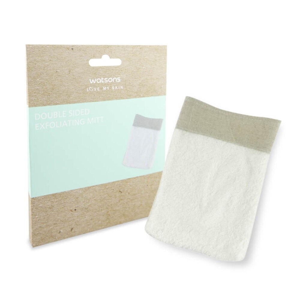 Double Sided Exfoliating Mitt 1s