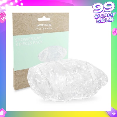 WATSONS Shower Cap 3s