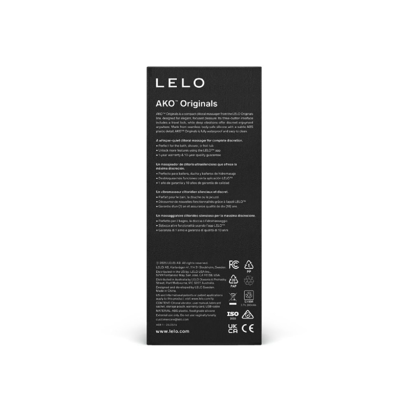 Ako Originals App-Controlled Clitoral Vibrator 1s