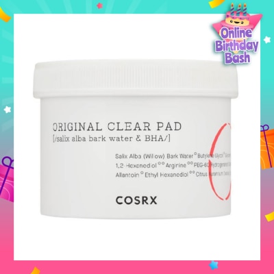 COSRX One Step Original Clear Pad (Wipes Out Excess Oil & Keeps Complexion Well-Balanced) 70s