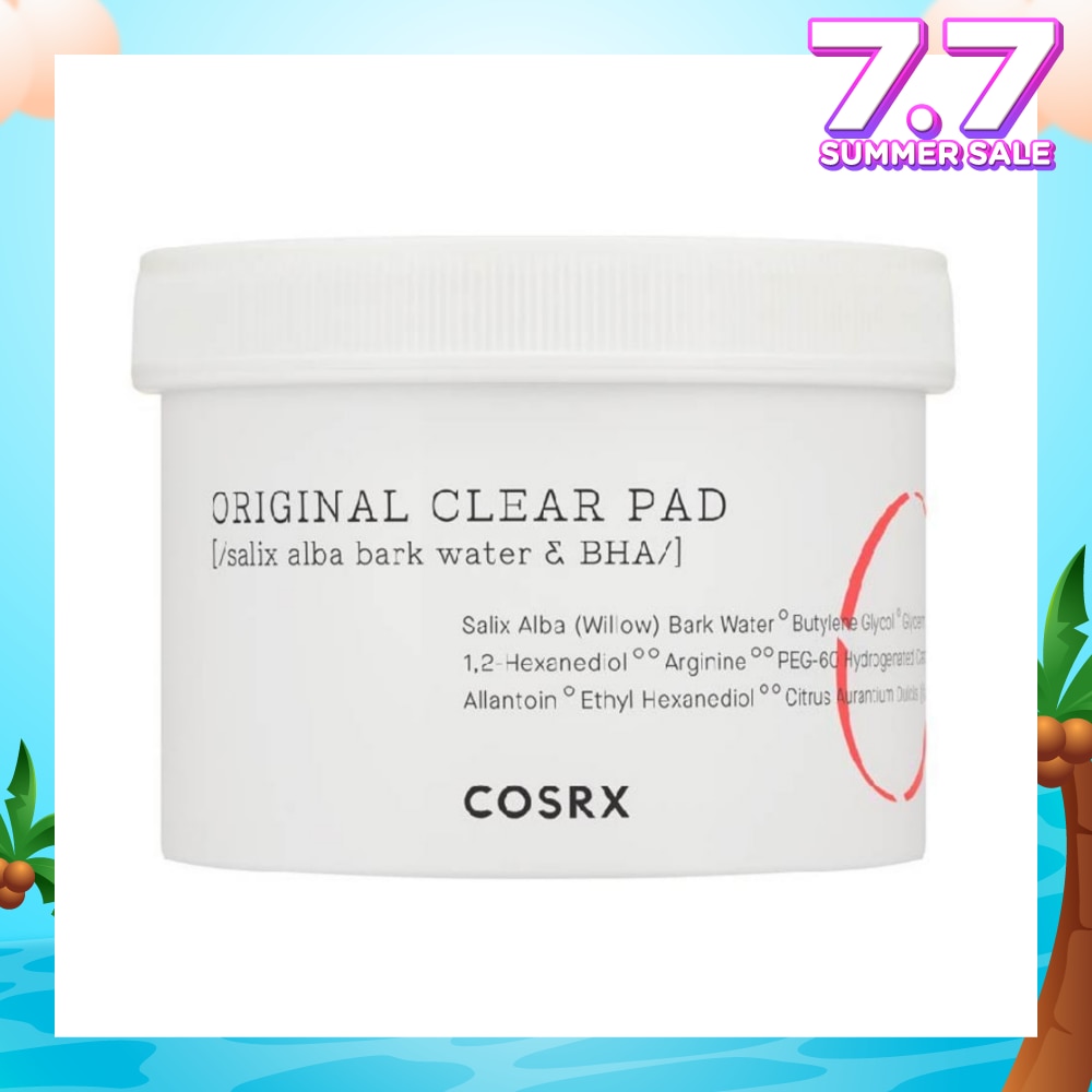 One Step Original Clear Pad (Wipes Out Excess Oil & Keeps Complexion Well-Balanced) 70s