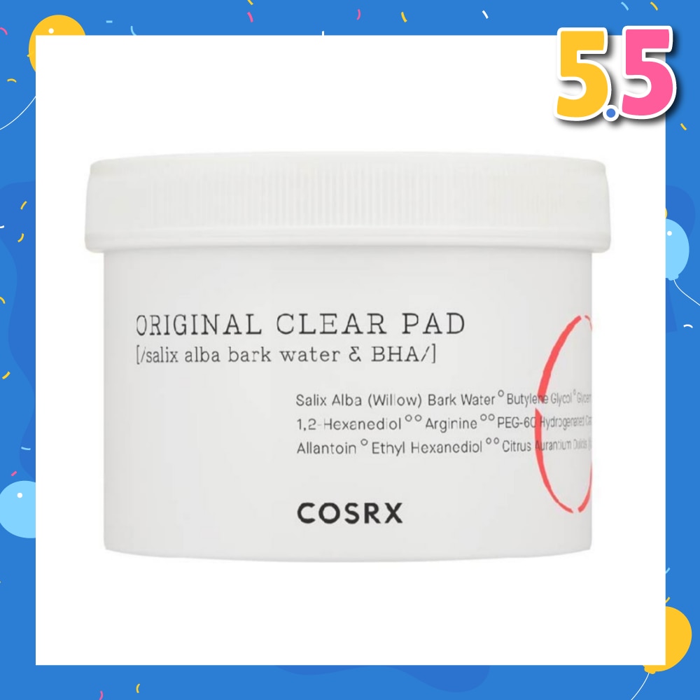 One Step Original Clear Pad (Wipes Out Excess Oil & Keeps Complexion Well-Balanced) 70s