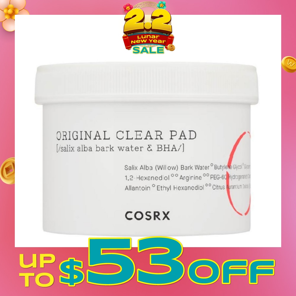 One Step Original Clear Pad (Wipes Out Excess Oil & Keeps Complexion Well-Balanced) 70s