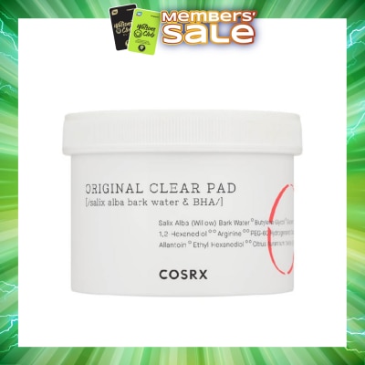 COSRX - One Step Original Clear Pad (Wipes Out Excess Oil & Keeps Complexion Well-Balanced) 70s