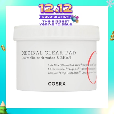 COSRX One Step Original Clear Pad (Wipes Out Excess Oil & Keeps Complexion Well-Balanced) 70s