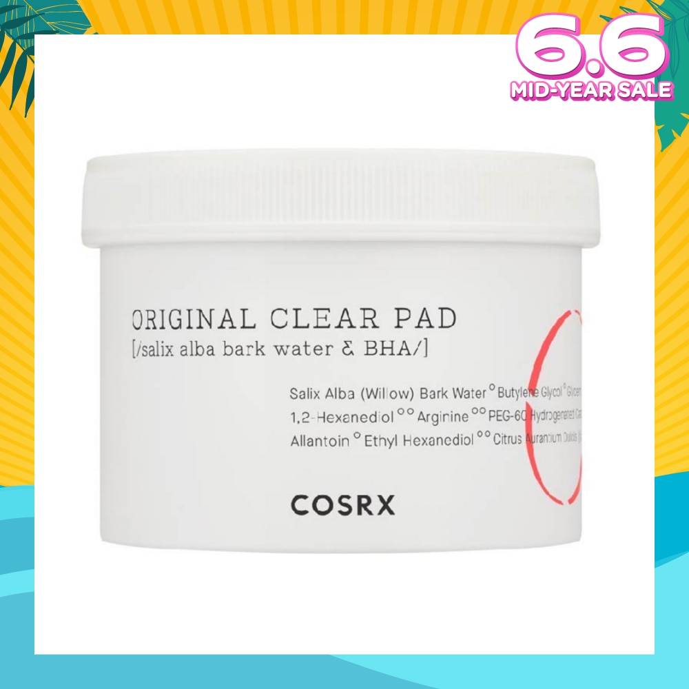 One Step Original Clear Pad (Wipes Out Excess Oil & Keeps Complexion Well-Balanced) 70s