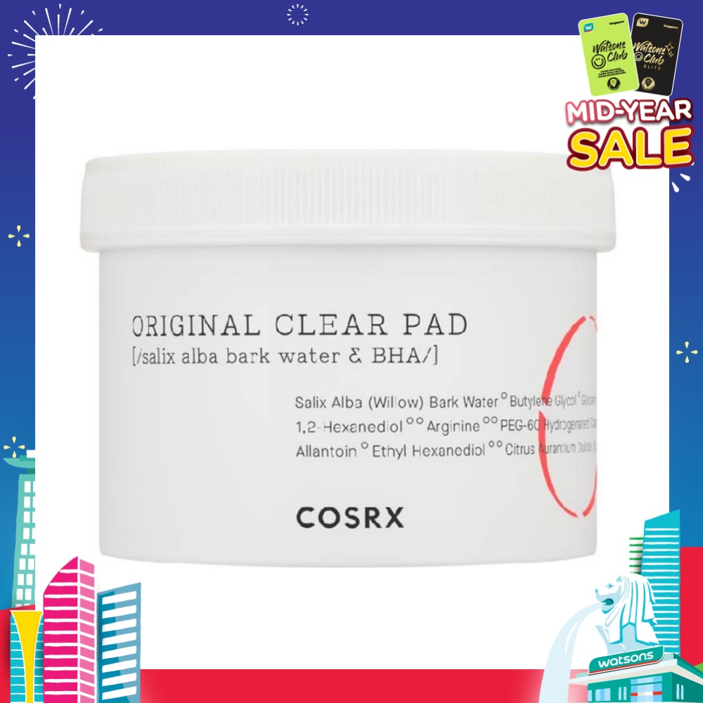 One Step Original Clear Pad (Wipes Out Excess Oil & Keeps Complexion Well-Balanced) 70s
