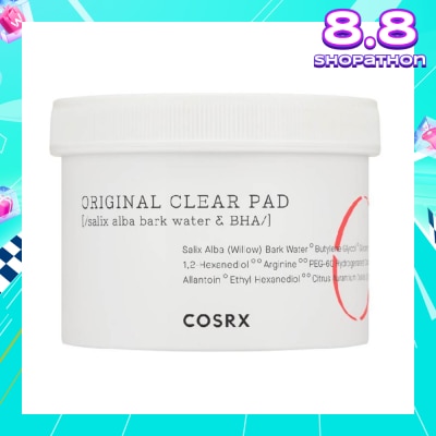 COSRX One Step Original Clear Pad (Wipes Out Excess Oil & Keeps Complexion Well-Balanced) 70s