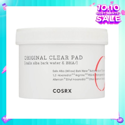 COSRX One Step Original Clear Pad (Wipes Out Excess Oil & Keeps Complexion Well-Balanced) 70s