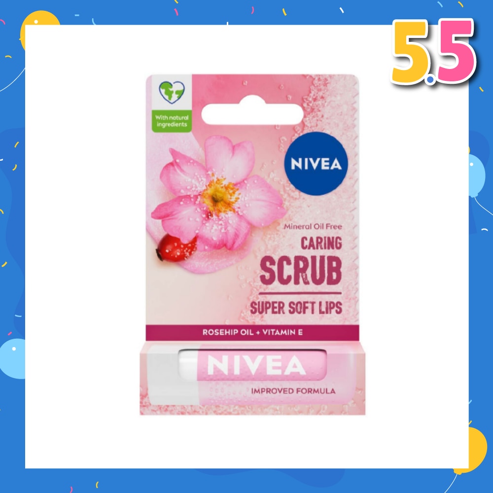 Rosehip Caring Lip Scrub 4.8g