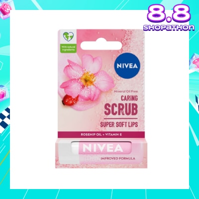 NIVEA Rosehip Caring Lip Scrub 4.8g