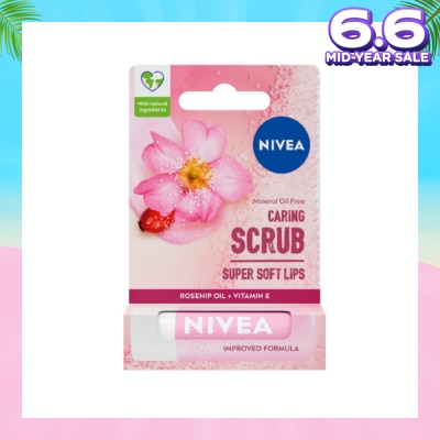 NIVEA Rosehip Caring Lip Scrub 4.8g