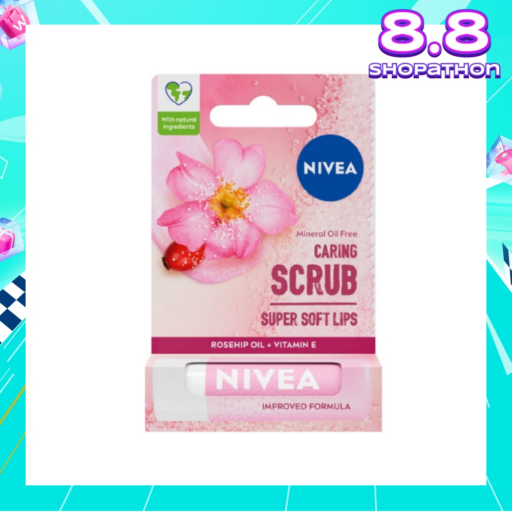 Rosehip Caring Lip Scrub 4.8g