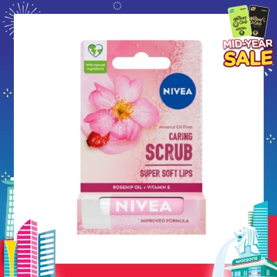 NIVEA Rosehip Caring Lip Scrub 4.8g