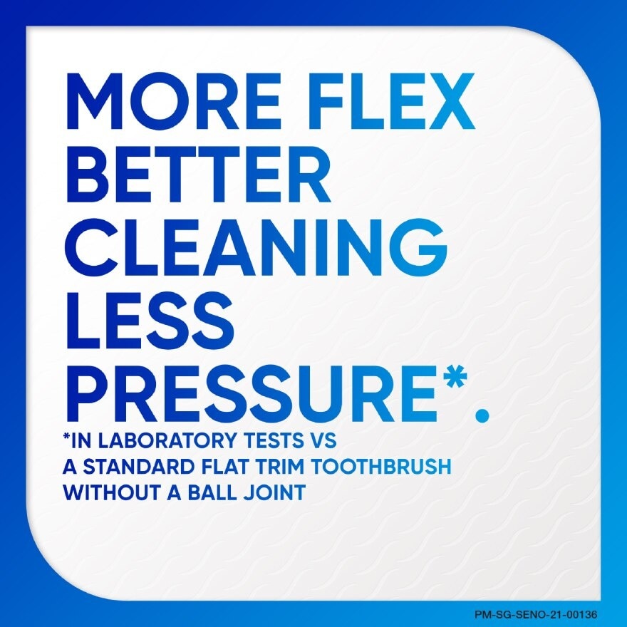 Sensitive Teeth Duo Flex Neck Toothbrush Sensitivity and Gum Soft 3s