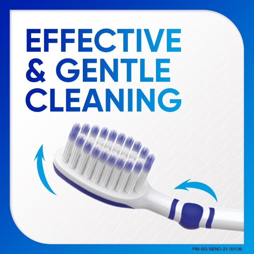 Sensitive Teeth Duo Flex Neck Toothbrush Sensitivity and Gum Soft 3s