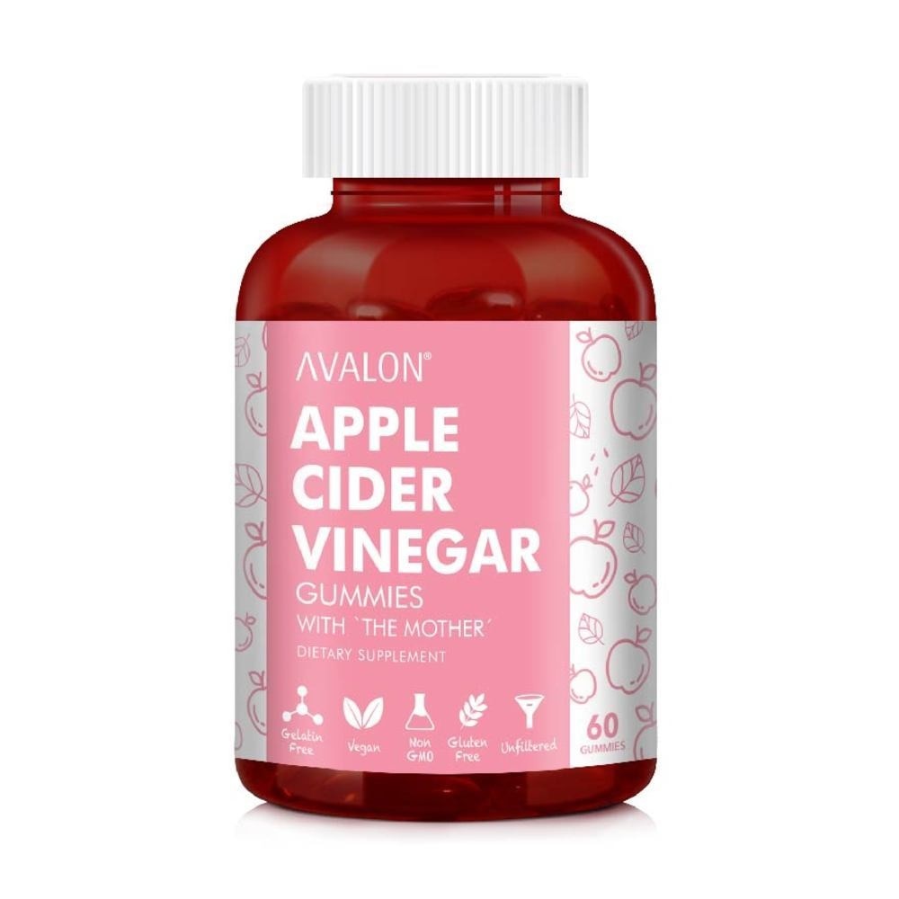  Apple Cider Vinegar 100% Vegan Gummies Apple Flavour Dietary Supplement (Supports Healthy Weight & Digestion) 60s