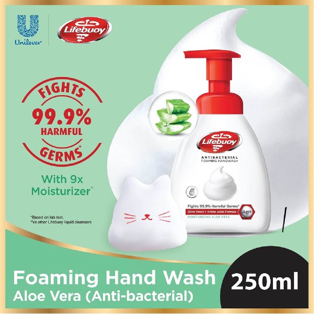 Lifebuoy Antibacterial Moisturizing Aloe Foaming Hand Wash 250ml