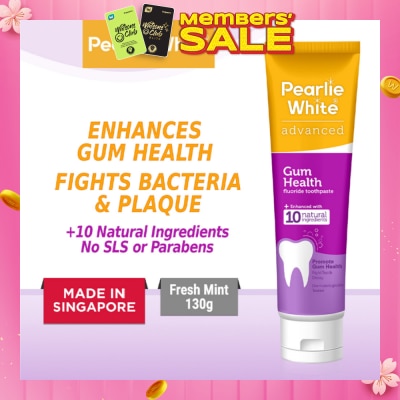 PEARLIE WHITE® Advanced Gum Health Fluoride Toothpaste 130g