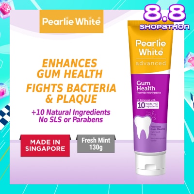 PEARLIE WHITE® Advanced Gum Health Fluoride Toothpaste 130g