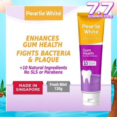 PEARLIE WHITE® Advanced Gum Health Fluoride Toothpaste 130g