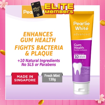 PEARLIE WHITE® Advanced Gum Health Fluoride Toothpaste 130g