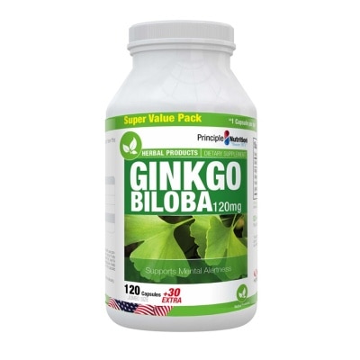 PRINCIPLE NUTRITION Gingko Biloba 150 Tablets