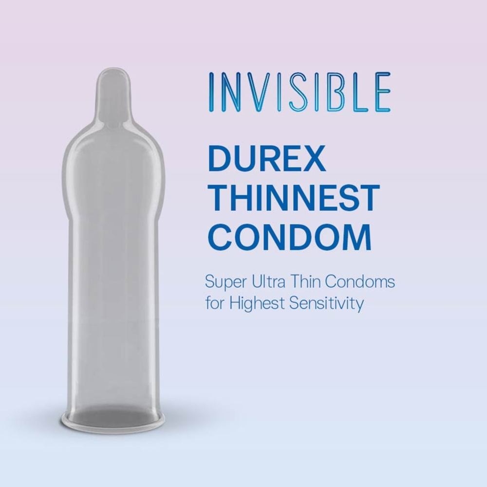 Invisible Extra Lubricated Condoms 10s