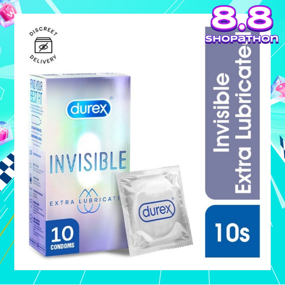 Invisible Extra Lubricated Condoms 10s