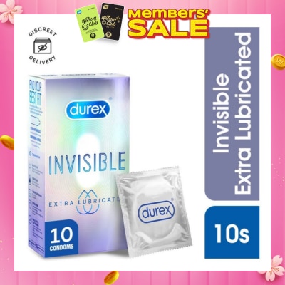 DUREX Invisible Extra Lubricated Condoms 10s